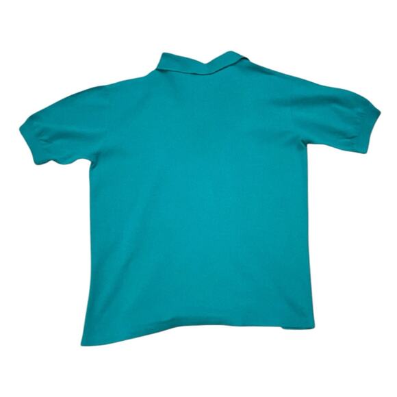 Vintage Unisex Blarney Woollen Mills Ireland Embroidered Green Polo Shirt Large - Picture 3 of 5